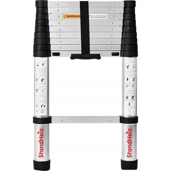 Žebřík ŽEBŘÍK 2 M, HLINÍKOVÝ, SKLÁDACÍ, POSUVNÝ, SOFT CLOSE