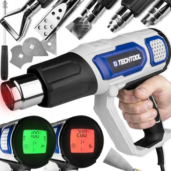 Horkovzdušná pistole Horkovzdušná Pistole TECHTOOL 2000 W 230 V 600 °C