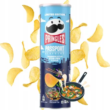 Chips Pringles Passport Japanese Stir Fry Chipsy - příchuť japonského Stir Fry 165 g