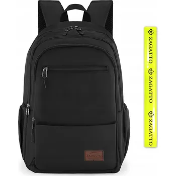 Sportovní batoh Černý pánský batoh školní cestovní WIZZAIR velký do práce ZAGATTO