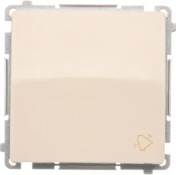 Domovní zvonek Zvonkové tlačítko Kontakt-Simon Béžové - BMD1.01/12