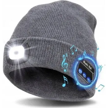 Sluchátka BEZPEČNÁ PRACOVNÍ PŘILBA SE SLUCHÁTKY, Bluetooth REPRODUKTOREM A LED SVÍTILNOU - SKVĚLÝ DÁREK