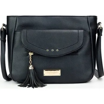 Kabelka Monnari kabelka přes rameno eko kůže černá