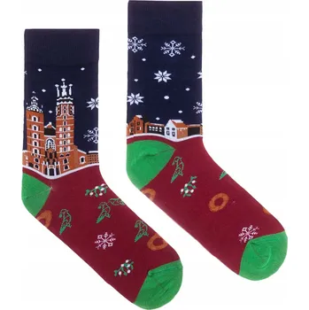 Pánské oblečení Kabak Ponožky Vánoční Mariacki 42-46 vícebarevné, velikost 42-46