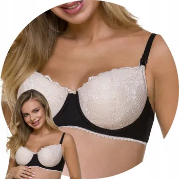 Podprsenka Na kojení podprsenka Lupoline 3116 béžová a černá 70C