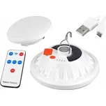 Akumulátorová LED lampa Aptel 60 W, voděodolná a nárazuvzdorná s držadlem