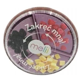 Svačinový box Melii Otočný zásobník na svačinu, růžový, 355 ml