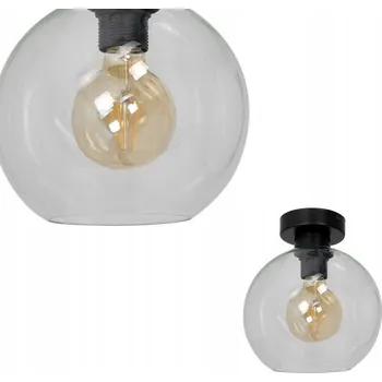 Kulatý Stropní Svítidlo Milagro 20 x 3 cm černá