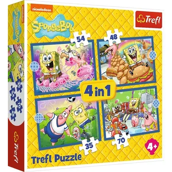 Puzzle Puzzle SpongeBobův život 4v1