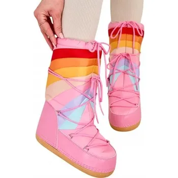 Dámská zimní obuv RŮŽOVÉ DÁMSKÉ SNĚHULE TENCCE 35/36