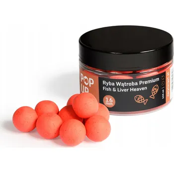 Boilies Plovoucí boilies POP UP 16mm Ryba + Játra 125ml