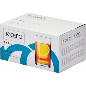 Sklenice Sklenice na kávu Krosno 250 ml 6 ks