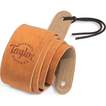 Taylor Honey Suede Logo Guitar Strap + prodloužená záruka 3 roky