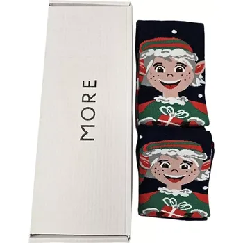 Dámské punčochy Ponožky v krabičce On a Ona Elf ( 2 páry ) - zelená / A