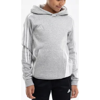 Chlapecká mikina Adidas dětská mikina bavlna šedá, velikost 116