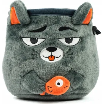 Lezecký doplněk Vak na magnézium YY Chalk Bag - Grey Cat