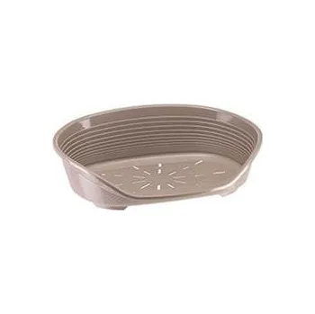 Pelíšek pro psa Pelech plast SIESTA DLX 6 hnědý 70,5x52x23,5cm FP