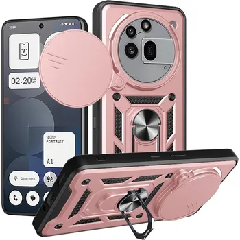 Pouzdro na mobilní telefon Techsuit CamShield Series Nothing Phone (3a) Pro růžově zlatý