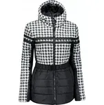 Dámská bunda ALTISPORT DEBORA ČERNÁ BÍLÁ velikost: XXL