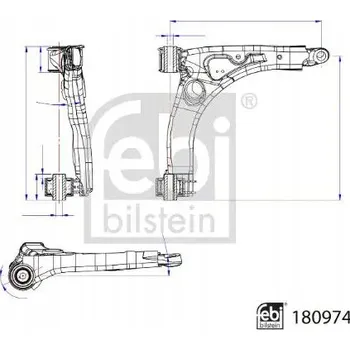 Zavěšení kol Rameno , odpružení kol Febi Bilstein 180974