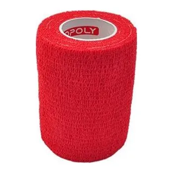 Obinadlo elast. CoPoly 7,5cm x 4,5m červená
