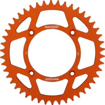 Řetězová sada pro motocykl Hliníková řetězová rozeta SUPERSPROX RAL-720:46-ORG oranžová 46 zubů, 520