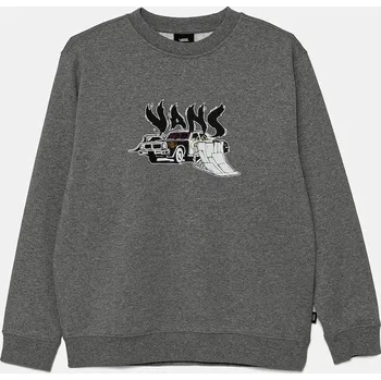 Chlapecká mikina Dětská mikina Vans Copout Loose Crew VN000MJ302F1 šedá 09X, vel. 139.5-151