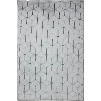 Obraz Nadýchaný kobereček Králíček Bunny Šedý 60x100 MODERNÍ malý kobereček