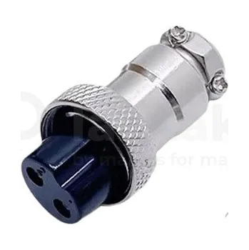 Elektrický konektor LaskaKit_cz Konektor GX16 16mm - 2p, kabel