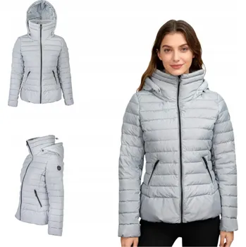 Dámská Zimní bunda s kapucí RIFUGIO šedá velikost S