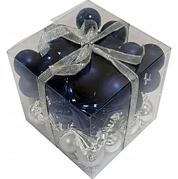 Vánoční dekorace Vánoční Baňky Na Stromeček Nerozbitné vánoční ozdoby na stromeček, 50 Kusů 455/12