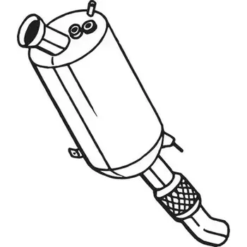 Filtr pevných částic BOSAL Filtr pevných částic BS 095-250 + DOPRAVA ZDARMA!