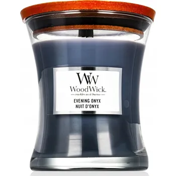 Svíčka Sójová vonná svíčka EVENING ONYX Woodwick 1 ks
