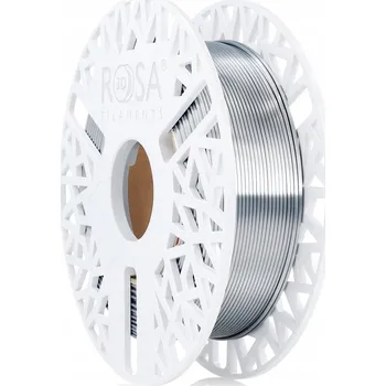 3D tisk PLA filament-Silk Rosa3D stříbrný 500 g