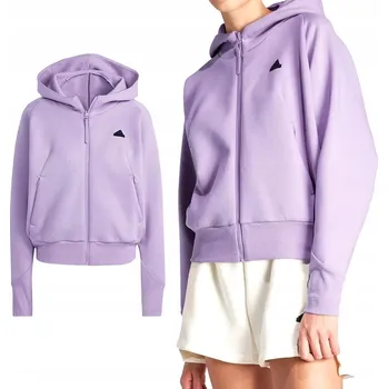 Dámská mikina Dámská mikina Adidas na zip s kapucí IS3934, velikost XS