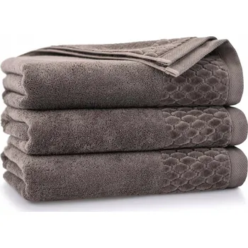 Ručník Antibakteriální ručník Zwoltex 70x140 cm bavlněný hnědý