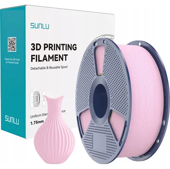 Filament PLA filament Sunlu 1,75 mm 1 kg růžový