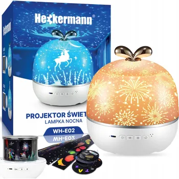 Lampička Projektorová lampička Heckermann bílá