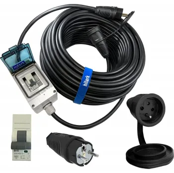 Prodlužovací kabel Prodlužovací Kabel gumový s pojistkou B16 H07RN-F 3x2,5 5M