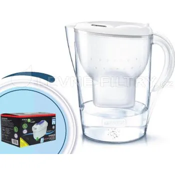 Filtrační konvice Brita Marella XL memo bílá 3,5l + 4 ks filtrů Logic