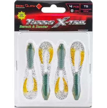 Nástraha Iron Claw gumová nástraha Turbo X-Tail 8cm TG blistr 4ks