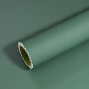 Tapeta SAMOLEPICÍ TAPETA zelená MATNÁ na ZEĎ OBKLAD NÁBYTEK 60cm x 10m