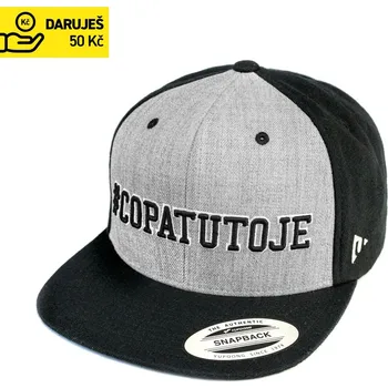 Kšiltovka Snapback kšiltovka COPATUTOJE - black/ash