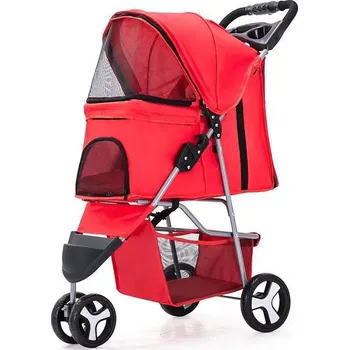 Kočárek pro psa Surtep Animals Buggy Kočárek pro psy 47 x 100 x 80 cm Barva: Červená