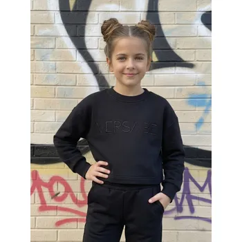 Dětská černá mikina VSB IWY zateplená