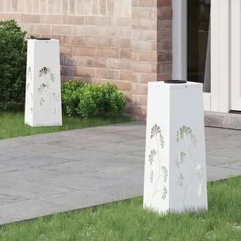 Venkovní osvětlení Solární LED Cestovní Světlo 2 pcs Bílá Studeně válcovaná ocel