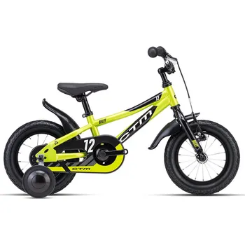 Dětské kolo CTM BILLY 12 - limetková perleť / čierna 6,5