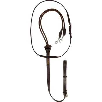 ACAVALLO Set martingal a otěže Thiedemann Acavallo, tmavě hnědý FULL