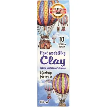 Modelovací hmota KOH-I-NOOR Lehká plovoucí modelína, 10 barev