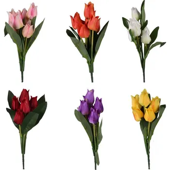 umělá květina Umělé květiny, plast 380mm tulipán, mix barev